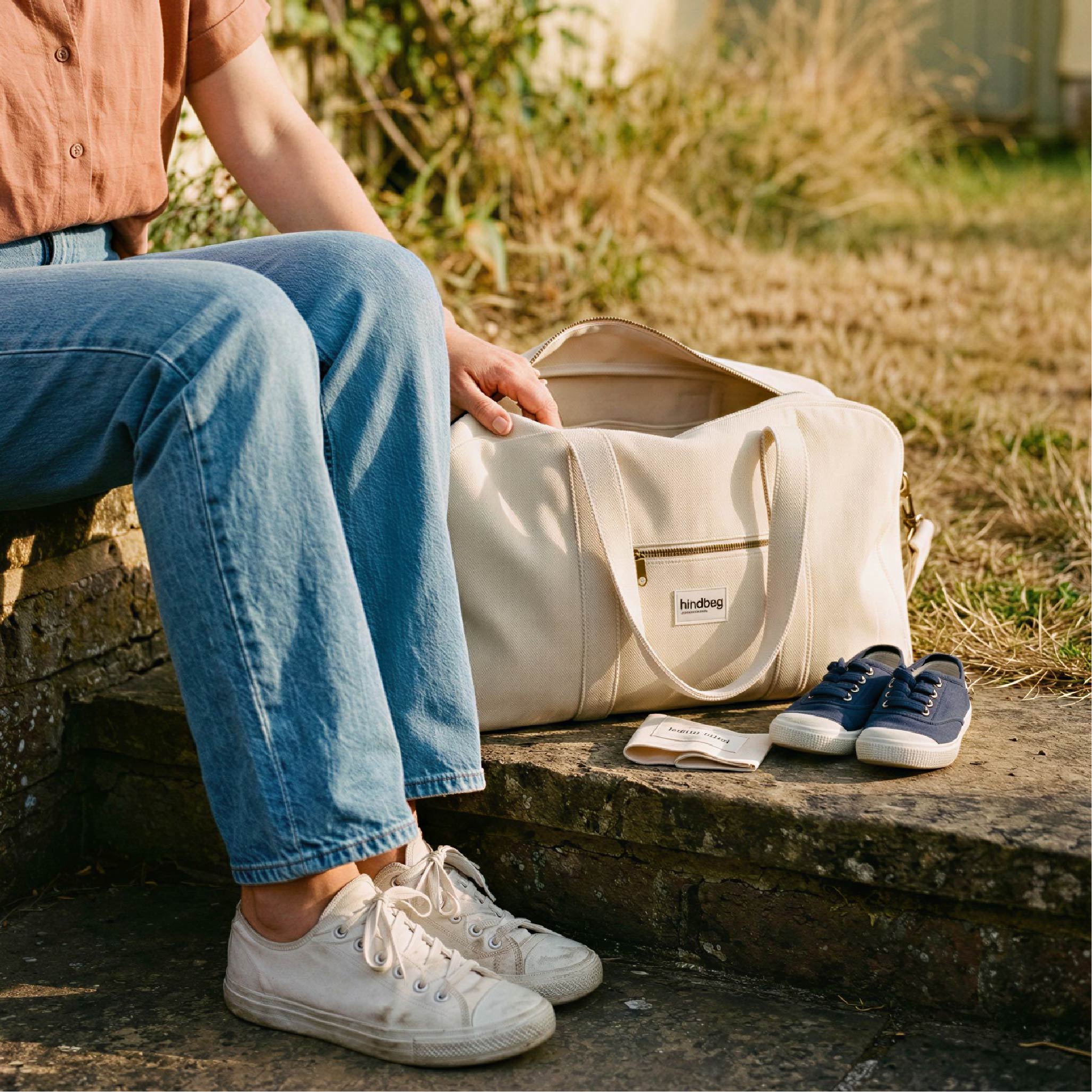 Basile Diaper Bag in Natural Jute