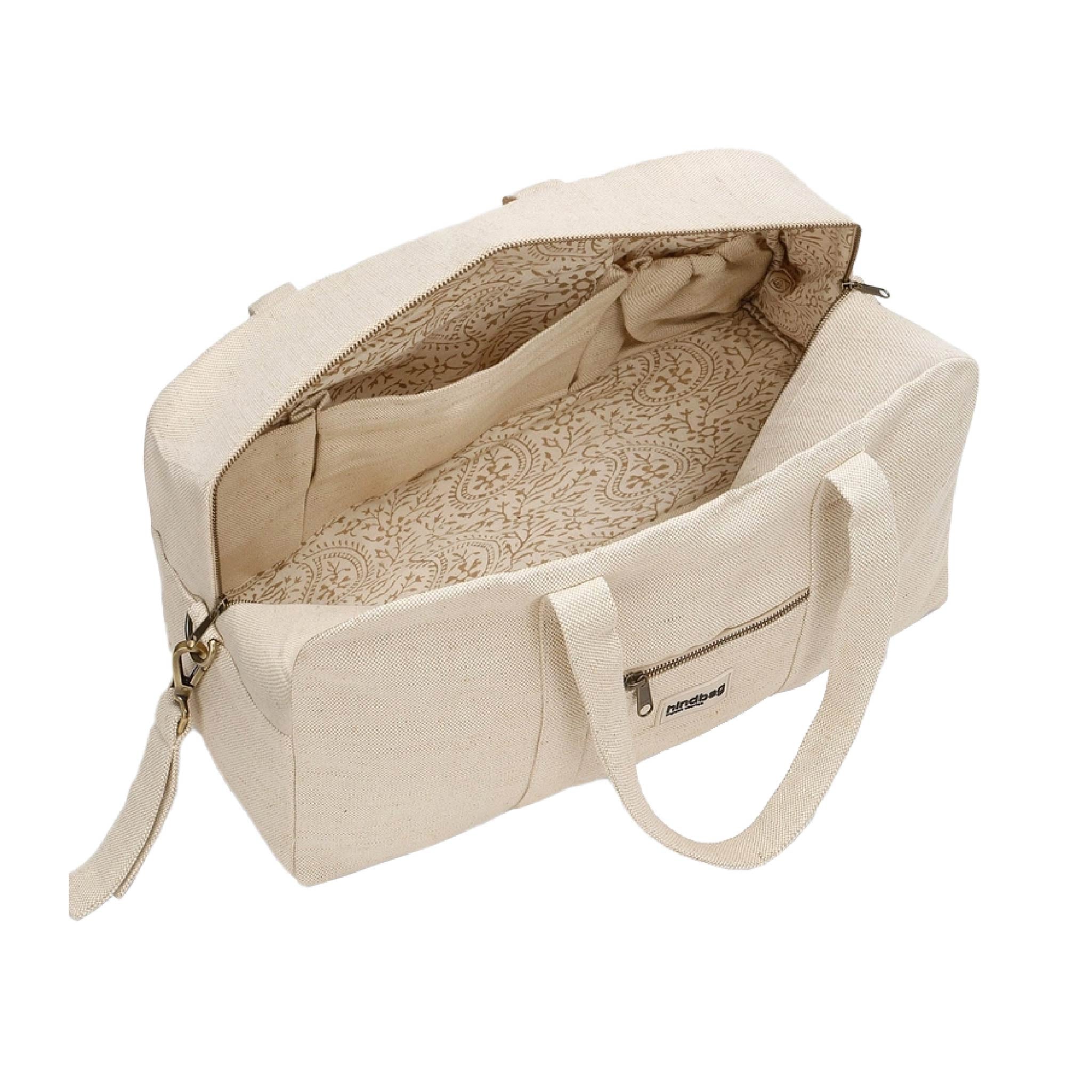 Basile Diaper Bag in Natural Jute