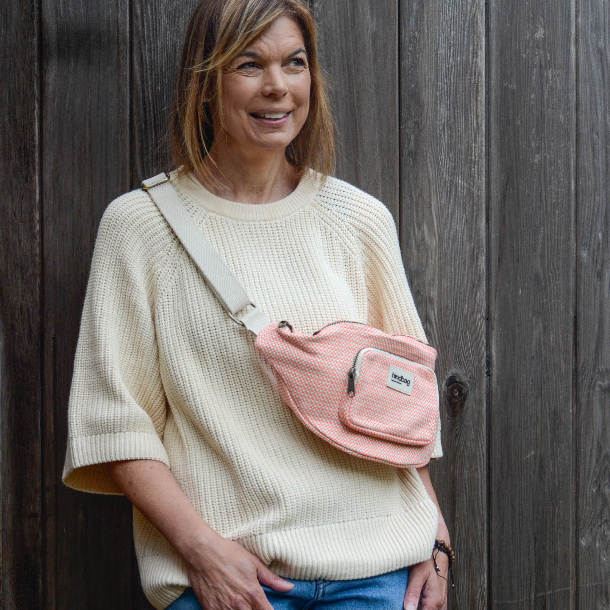 Sofia Bum Bag in Coral
