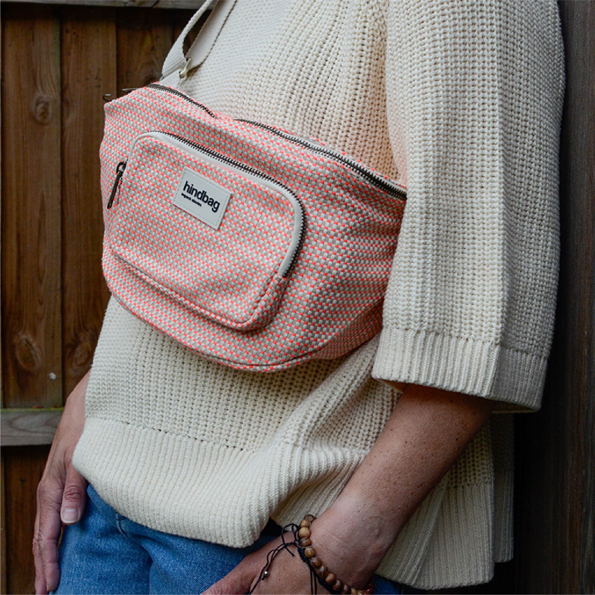 Sofia Bum Bag in Coral