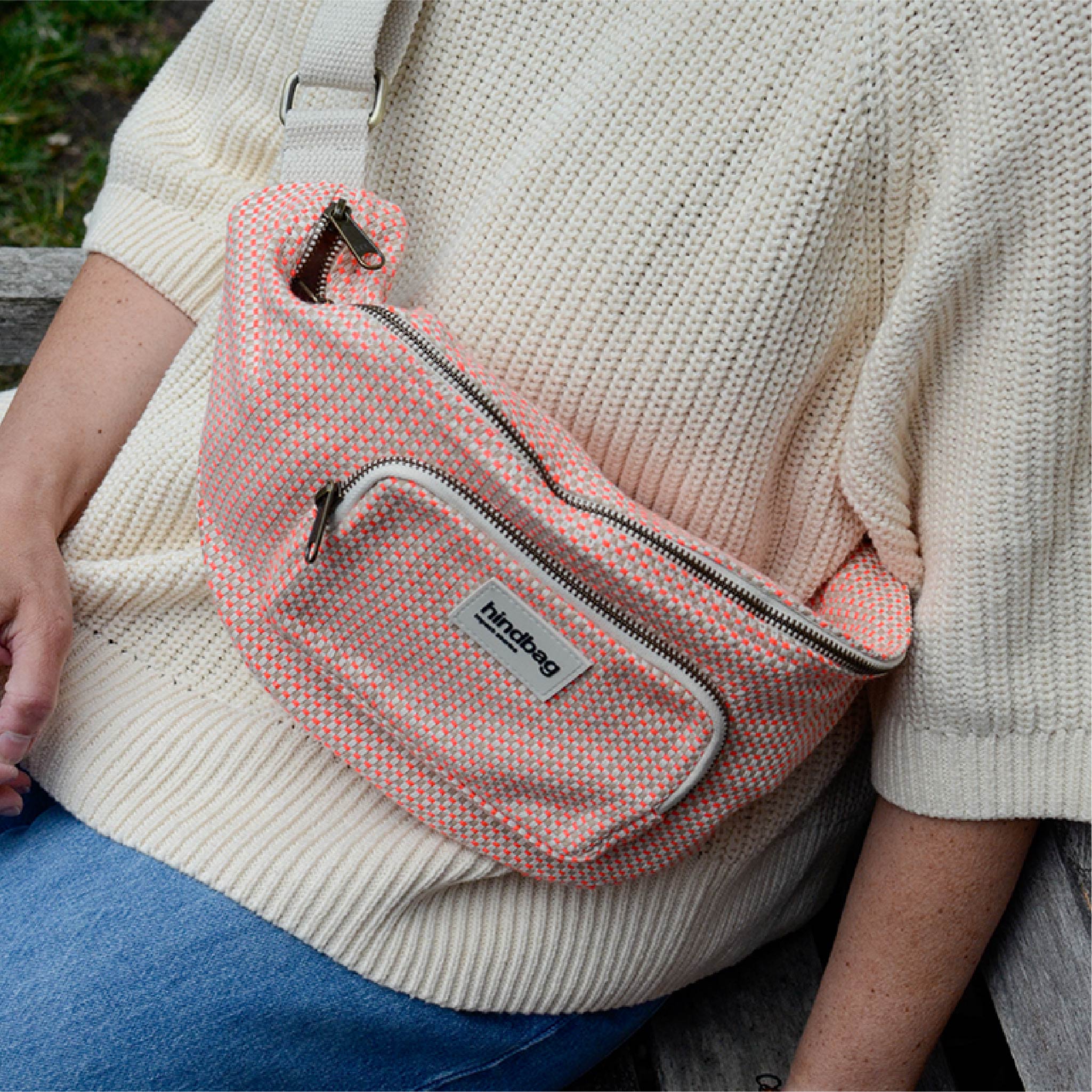 Sofia Bum Bag in Coral