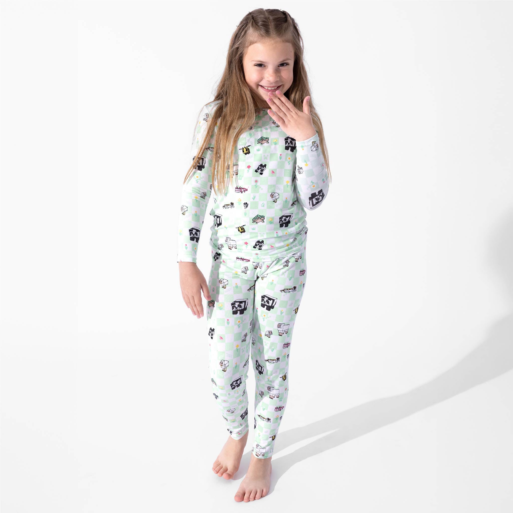 Minecraft Bamboo Kids Pyjamas Set
