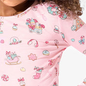 Candy Cane Lane Bamboo Kids PJ Set