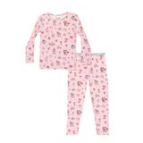 Bamboo Kids Pyjamas Set in Candy Cane Lane
