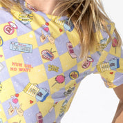 Bamboo Kids Short Set - Clueless "As If!" | Soft, Breathable Sleepwear