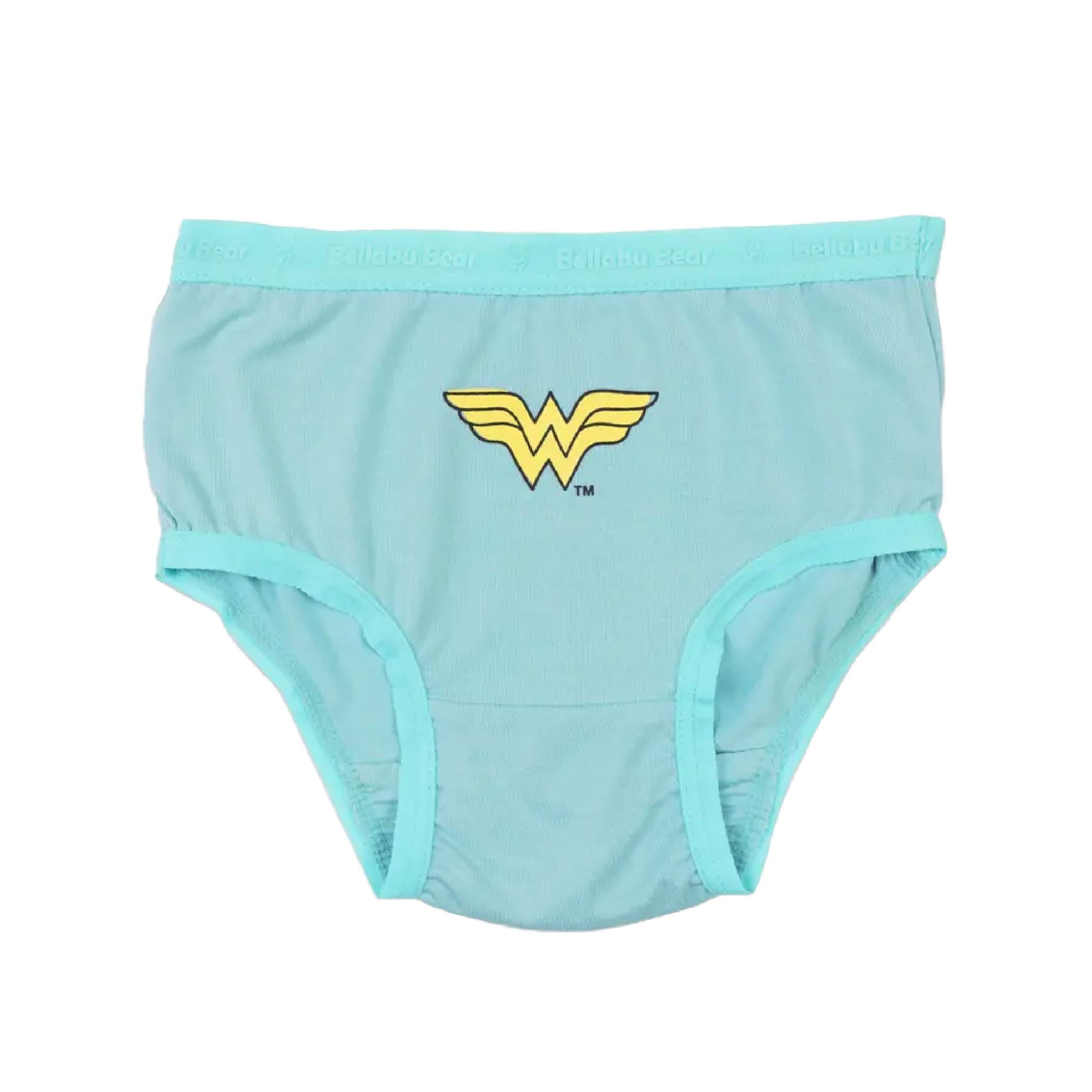 Wonder Woman Girls Bamboo Underwear 7-Pack