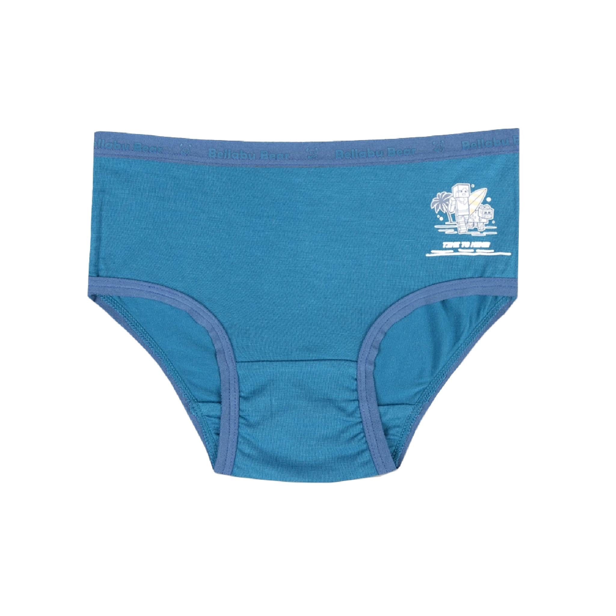 Girls Minecraft Summer Vibes Bamboo Briefs 7-Pack