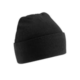 Double Knit Beanie in Black