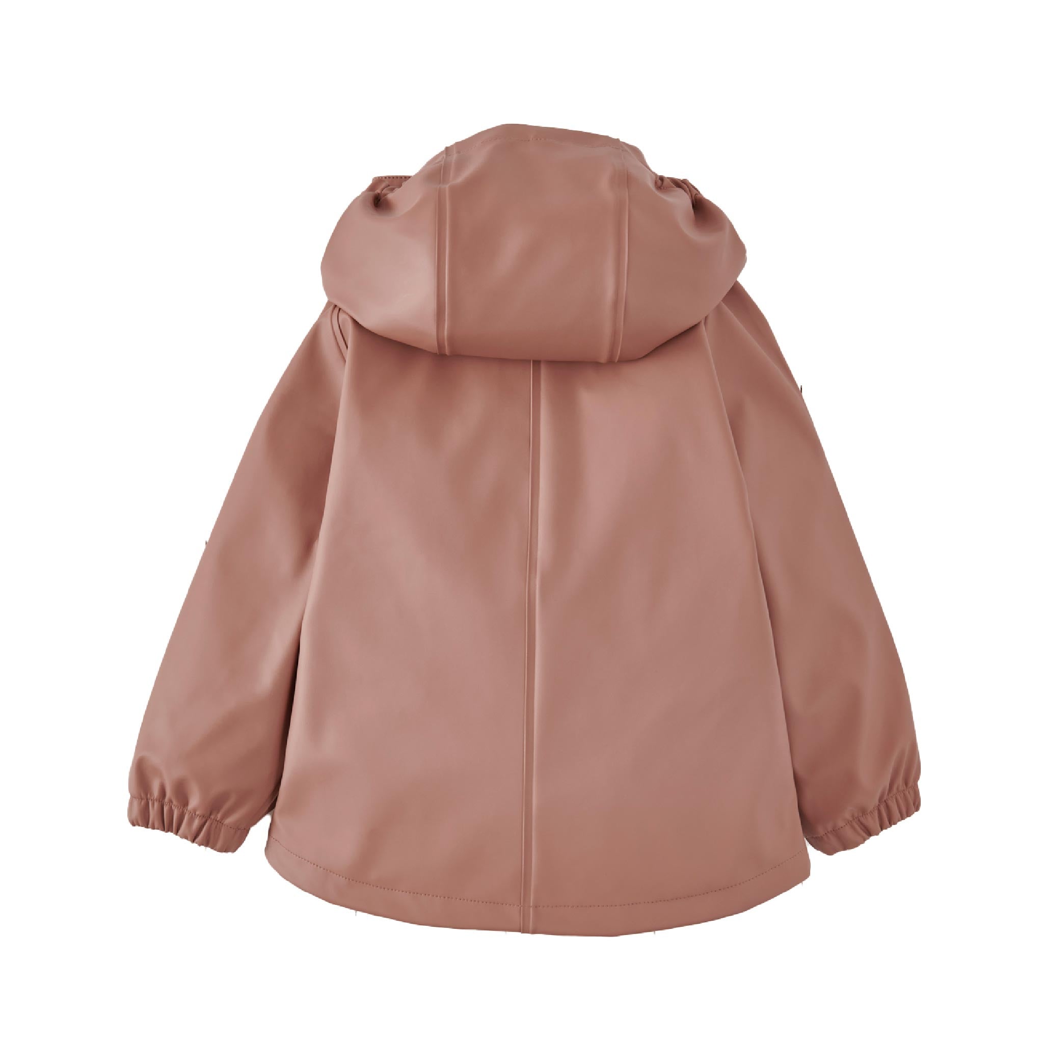 Kids Unisex Waterproof Raincoat in Rose