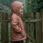 Kids Waterproof Raincoat in Rose