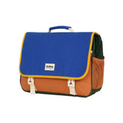 Léo Tricolore Schoolbag in Electric Blue