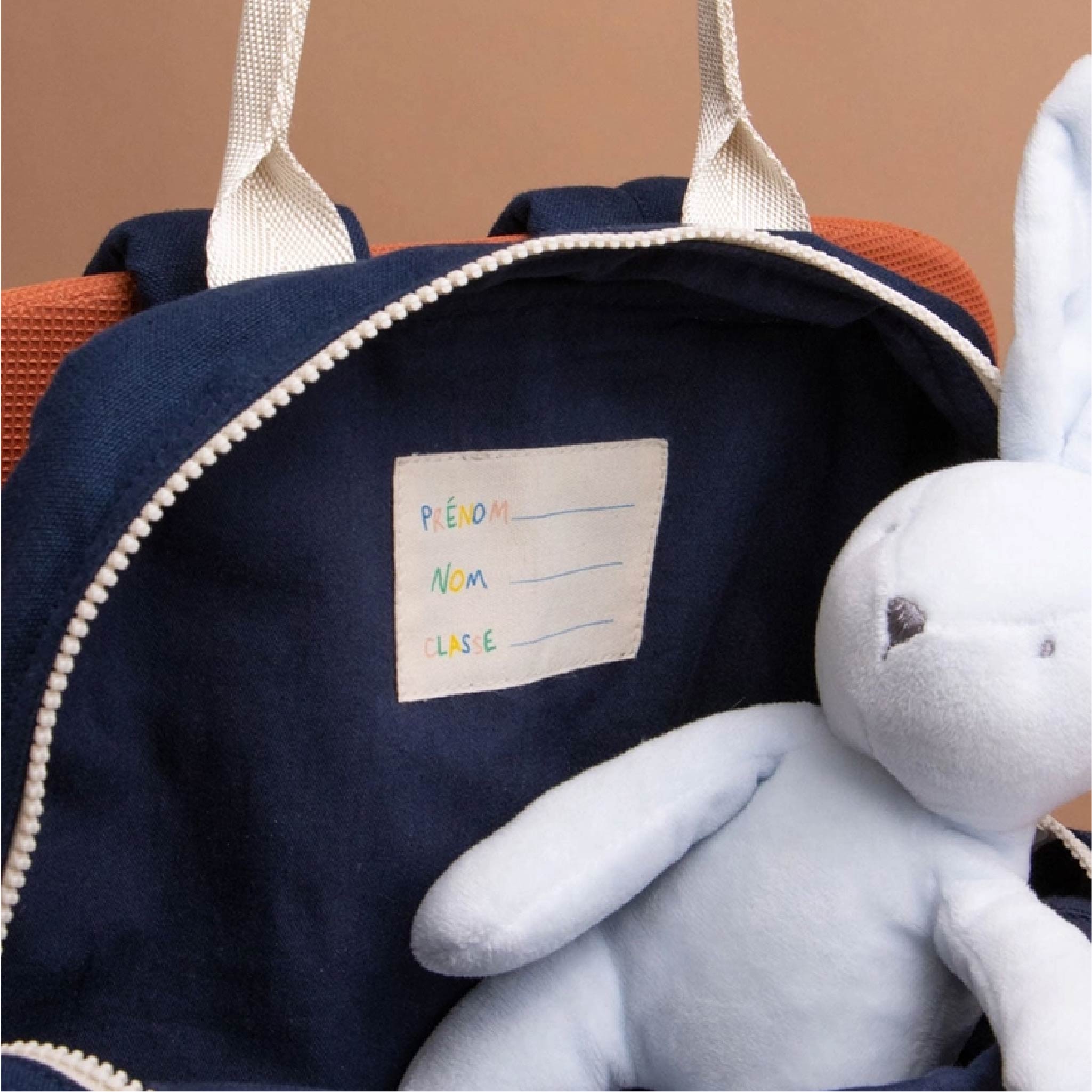 Arthur Kids Backpack – Tricolour Terracotta