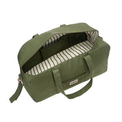 Basile Diaper Bag – Olive Organic Cotton