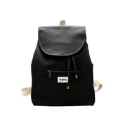 Eliot Backpack Black - Organic Cotton Canvas