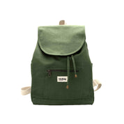 Eliot Backpack Olive - Organic Cotton Canvas