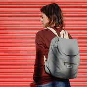 Eliot Backpack Sage - Organic Cotton Canvas