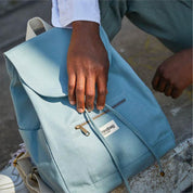 Eliot Backpack Sage - Organic Cotton Canvas