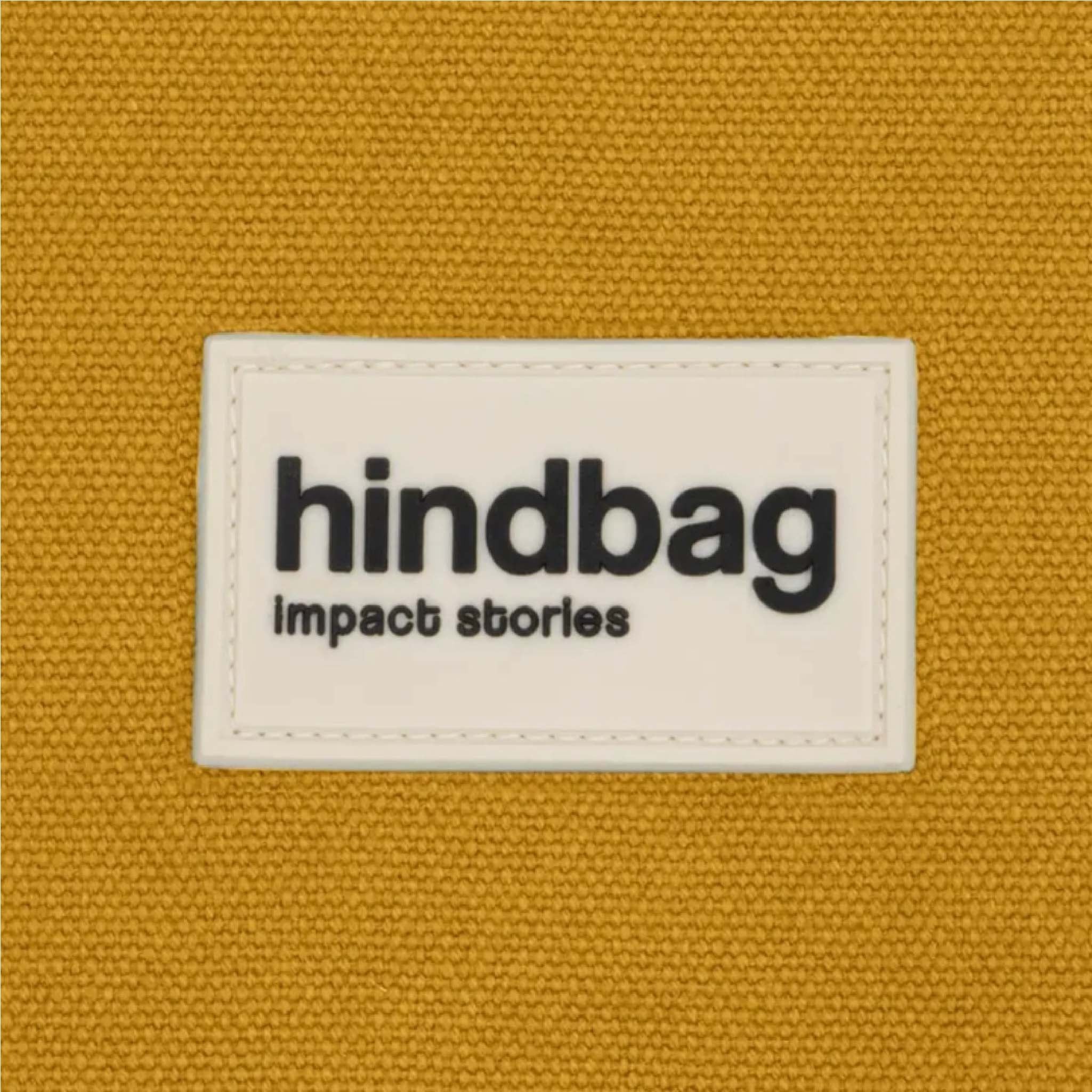 Guillaume Organic Cotton Canvas Backpack in Saffron Yellow