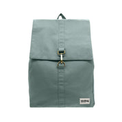 Guillaume Organic Cotton Canvas Backpack in Sage Green