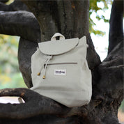 Mini Eliot Backpack - Organic Cotton Canvas in Clay