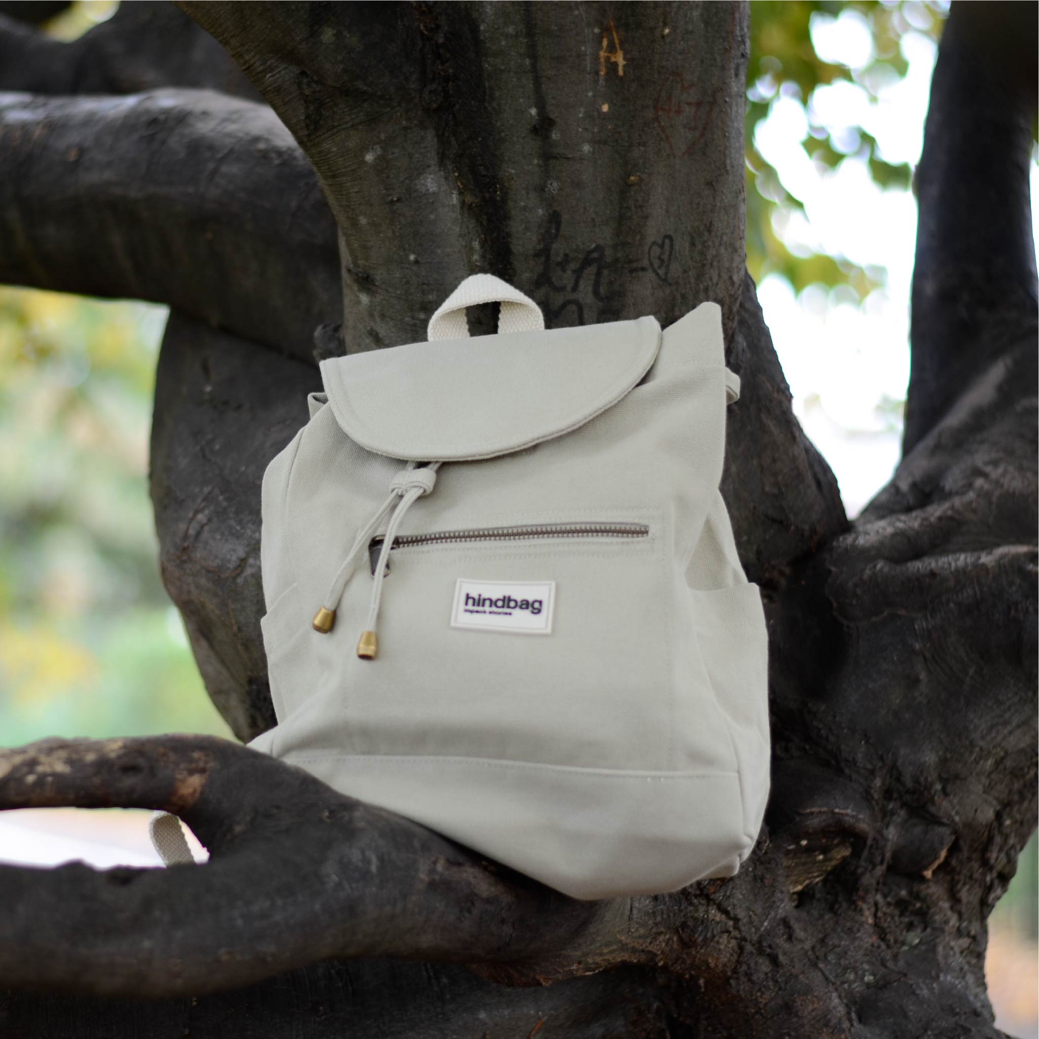 Mini Eliot Backpack - Organic Cotton Canvas in Clay