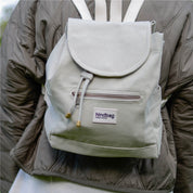Mini Eliot Backpack - Organic Cotton Canvas in Clay