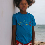 Blue Shark Organic Cotton Tee