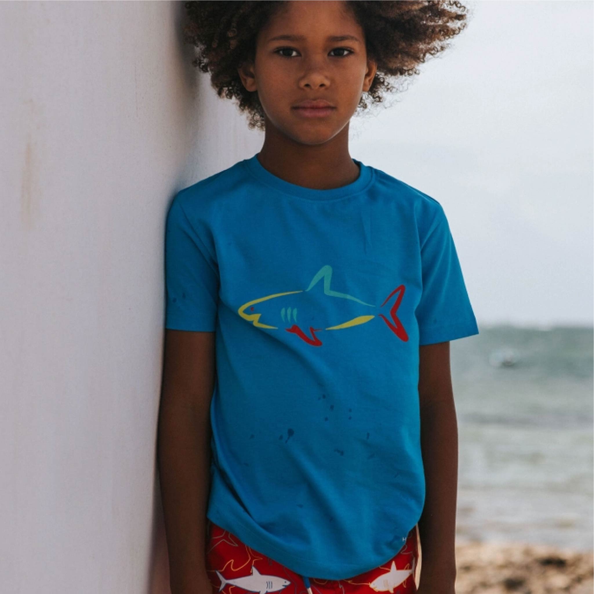 Blue Shark Organic Cotton Tee