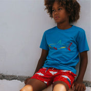 Blue Shark Organic Cotton Tee