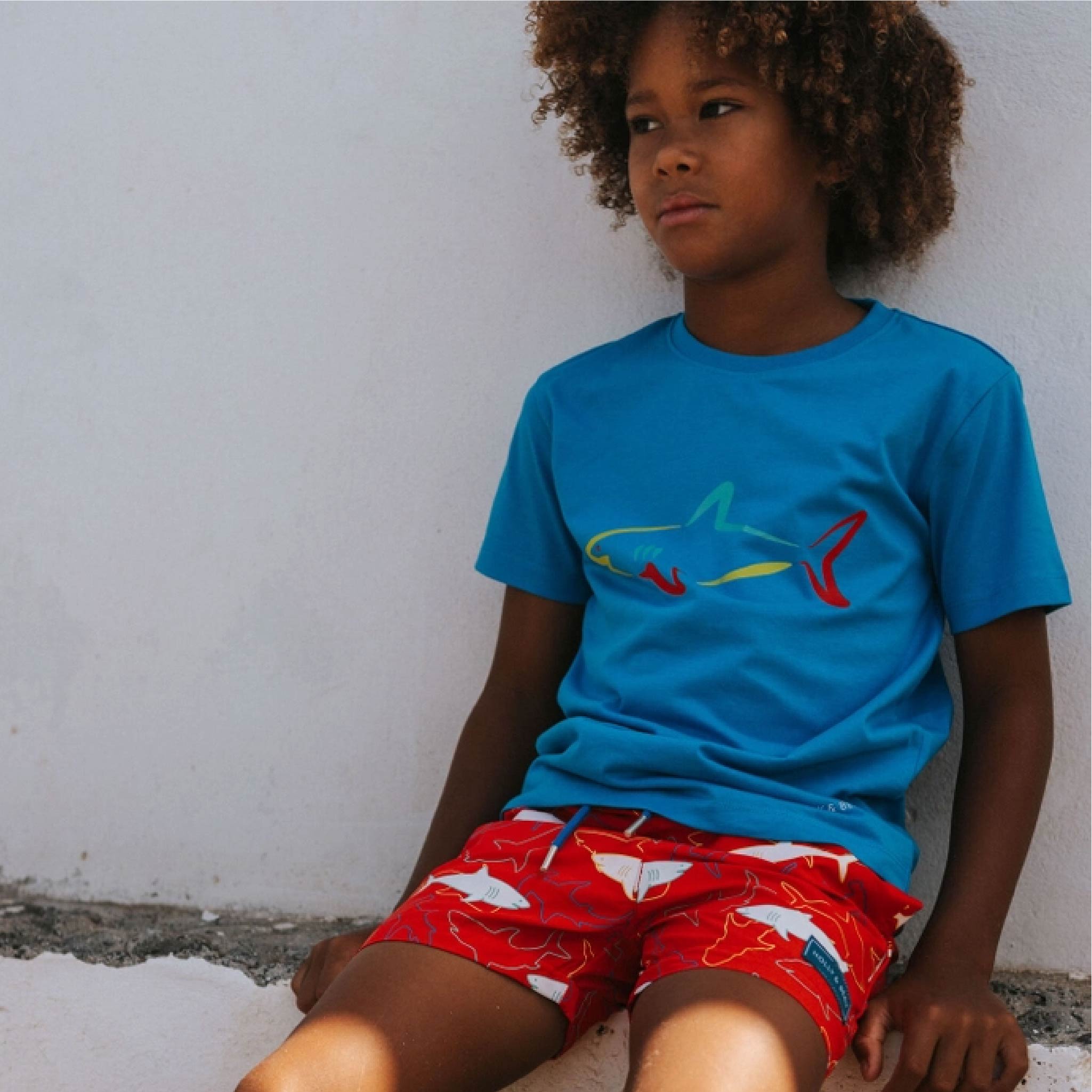 Blue Shark Organic Cotton Tee