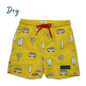 Surfboard Colour-Changing Swim Shorts