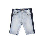 Kids Denim Shorts with Contrast Seam – Durable, Stylish, Unisex