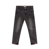 Boys MARK Slim Fit Stretch Denim Jeans in Charcoal Grey