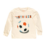 Striker Football Long-Sleeve Tee in Natural