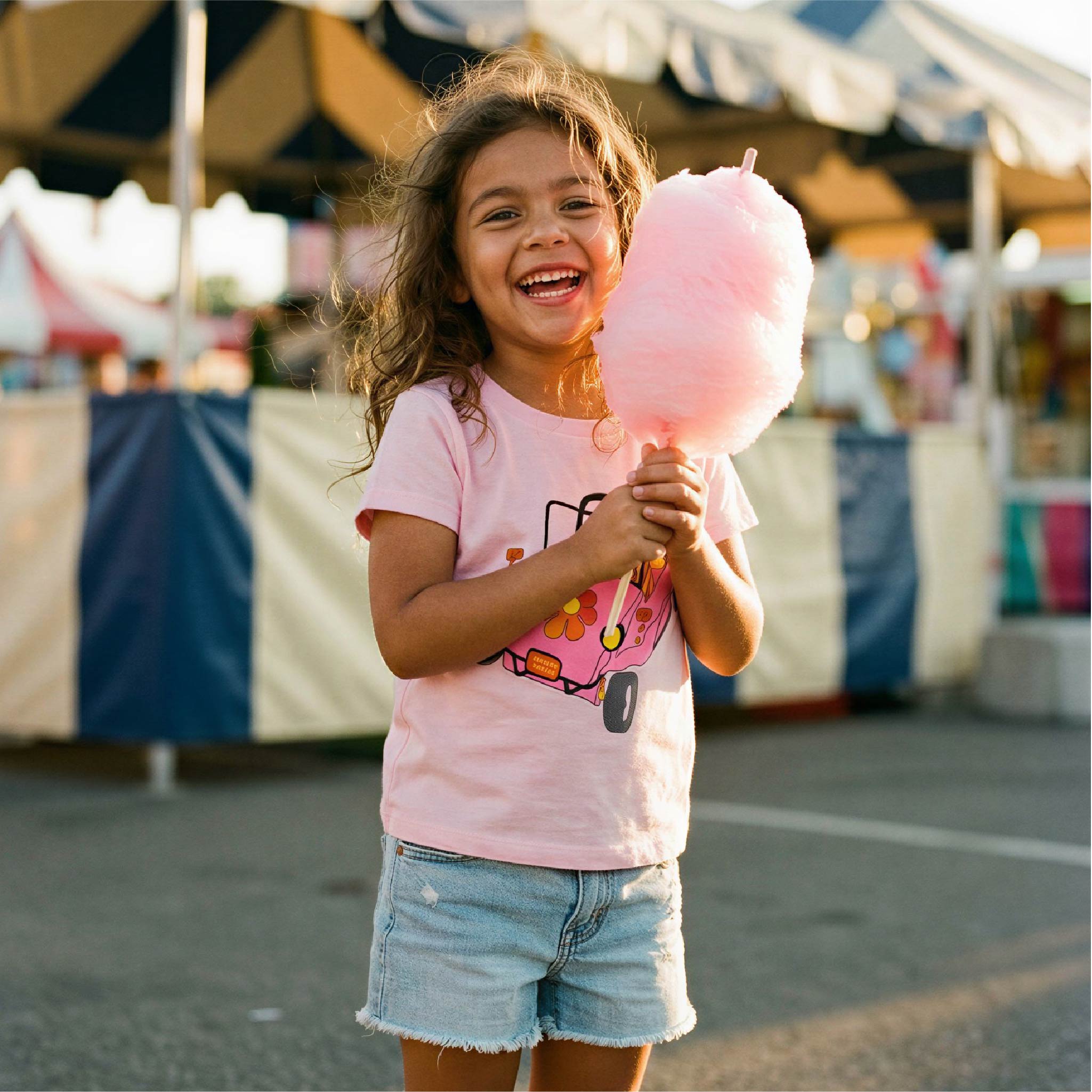Flower Power Organic Cotton Tee · Pink