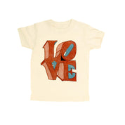 Love Organic Cotton Kids T-Shirt | Natural
