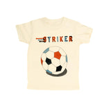 Striker Football Tee in Natural