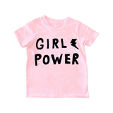 Girl Power Organic Cotton Tee in Pink