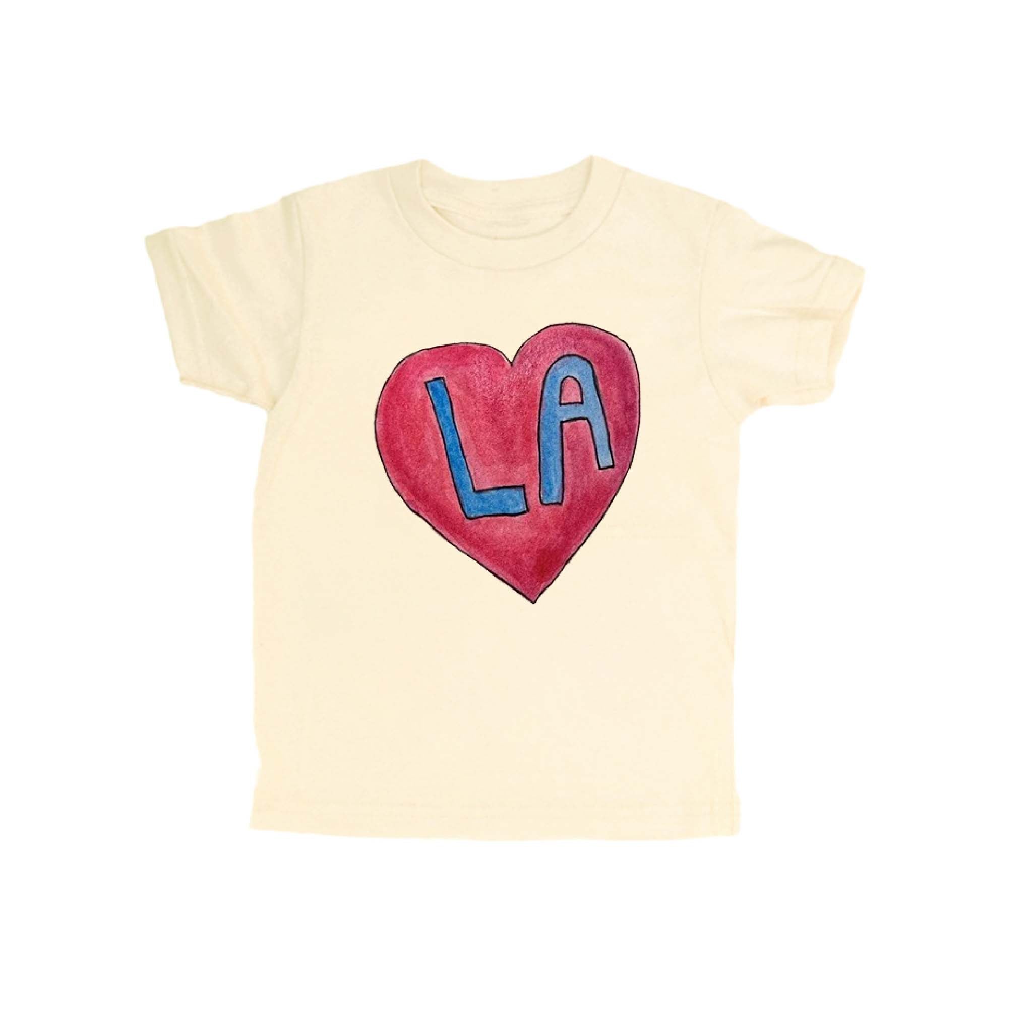 LA Heart Organic Cotton Tee ·