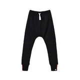 Knee Patch Joggers in Black Ink