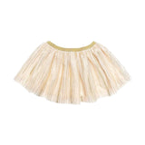 Gold Stripe Shimmer Tutu Skirt