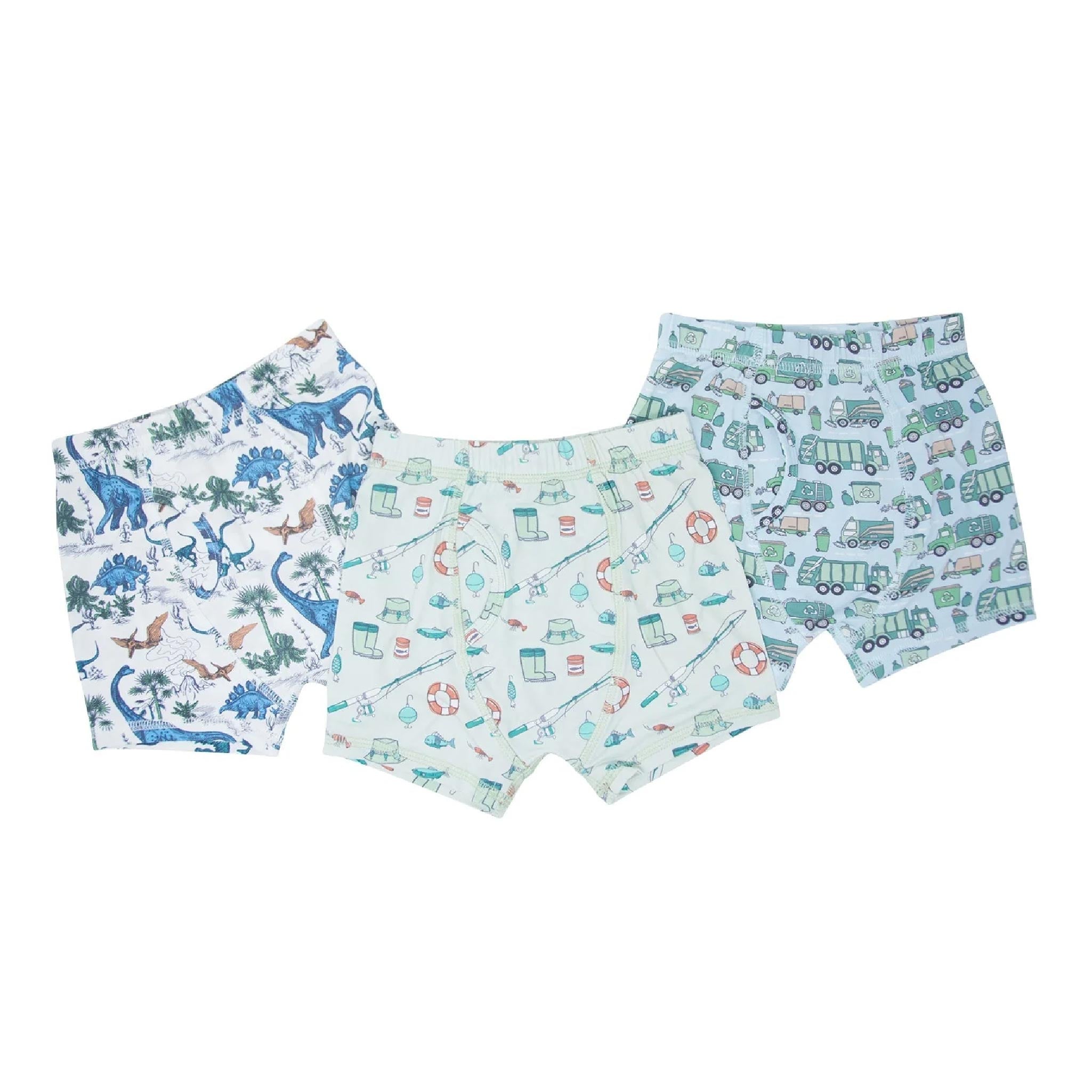 Brief 3 Pack Cast Line + Recycle + Dinoland