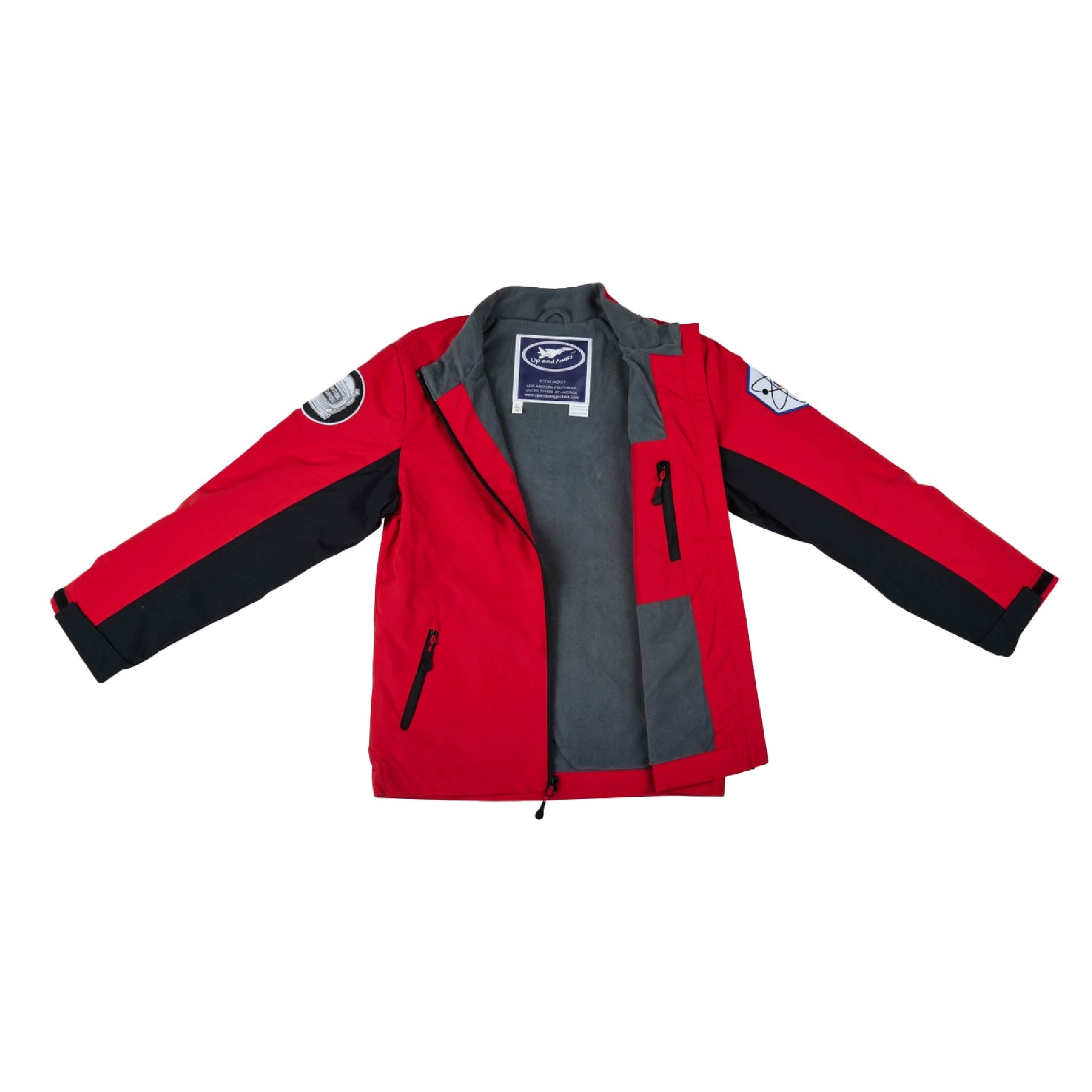 Kids STEM-Inspired Midweight Jacket in Red