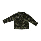 Camo Army Jacket with Patches