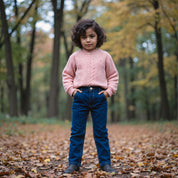 Kids Unisex Baggy Cargo Jeans in Blue