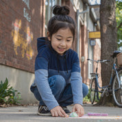 Kids Unisex Denim Hoodie with Multi Wash Panels
