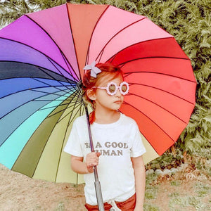 Rivet Apparel Co • Unisex Kids Cream 'Good Human' T-Shirt - All Things Dylan