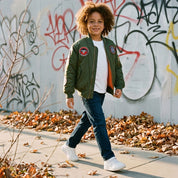 Kids MA-1 Flight Jacket in Ranger Green