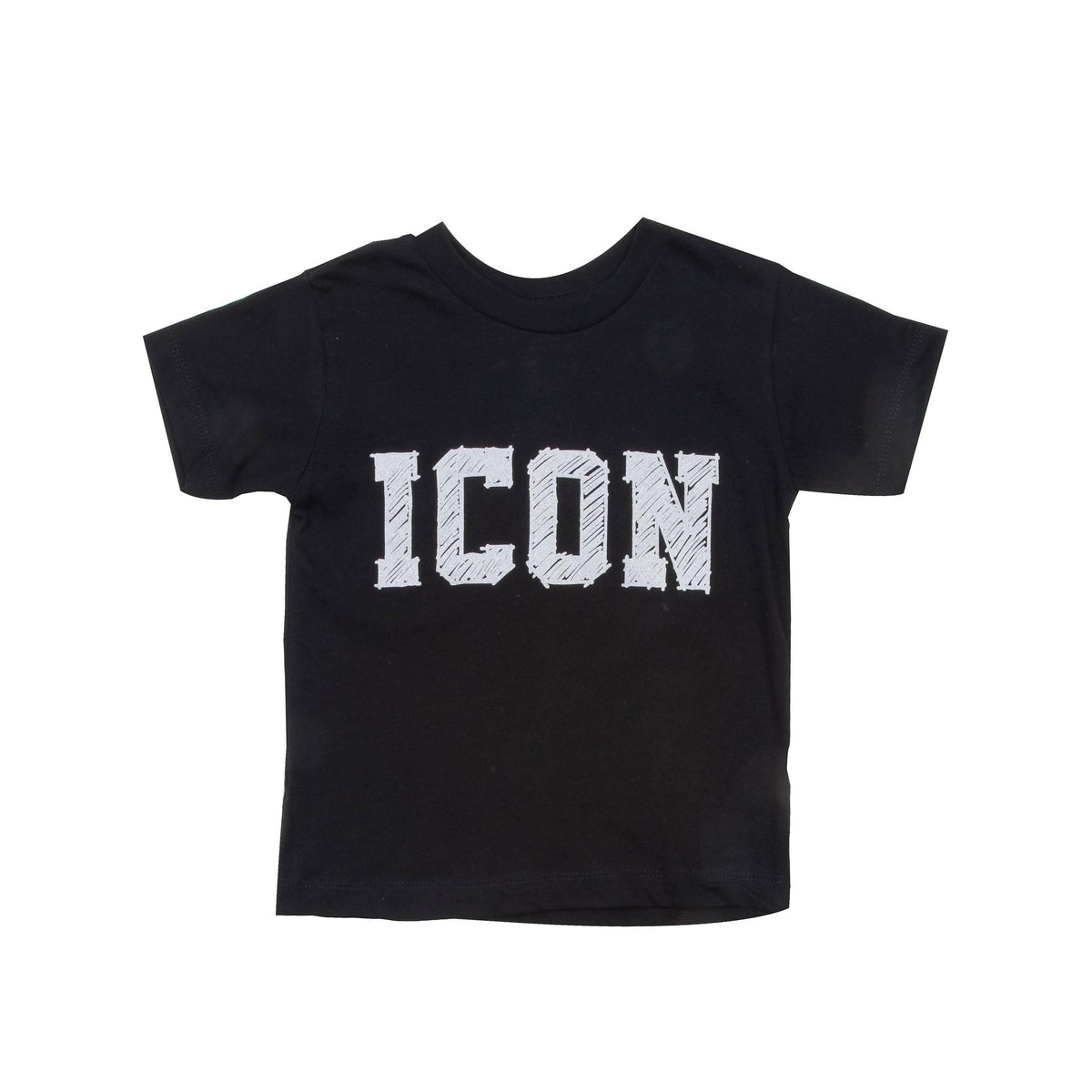 Portage and Main | Children's Unisex ICON Graphic Black Tee - All Things Dylan