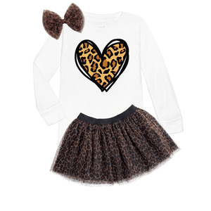 Sweet Wink | Children's Girls Leopard Print Tutu Skirt - All Things Dylan